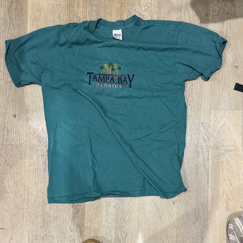 Anvil Teal T-Shirt